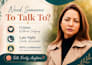 offer warm friendly judgment free sessions to chat